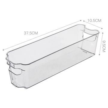 Unique design hot sale clear drawer durable plastic refrigerator organizer bins